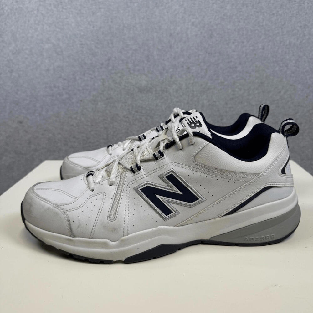 New Balance Mens Size 15 D 608v5 White MX608WN5 Training Walking Shoes Sneakers - Picture 3 of 10